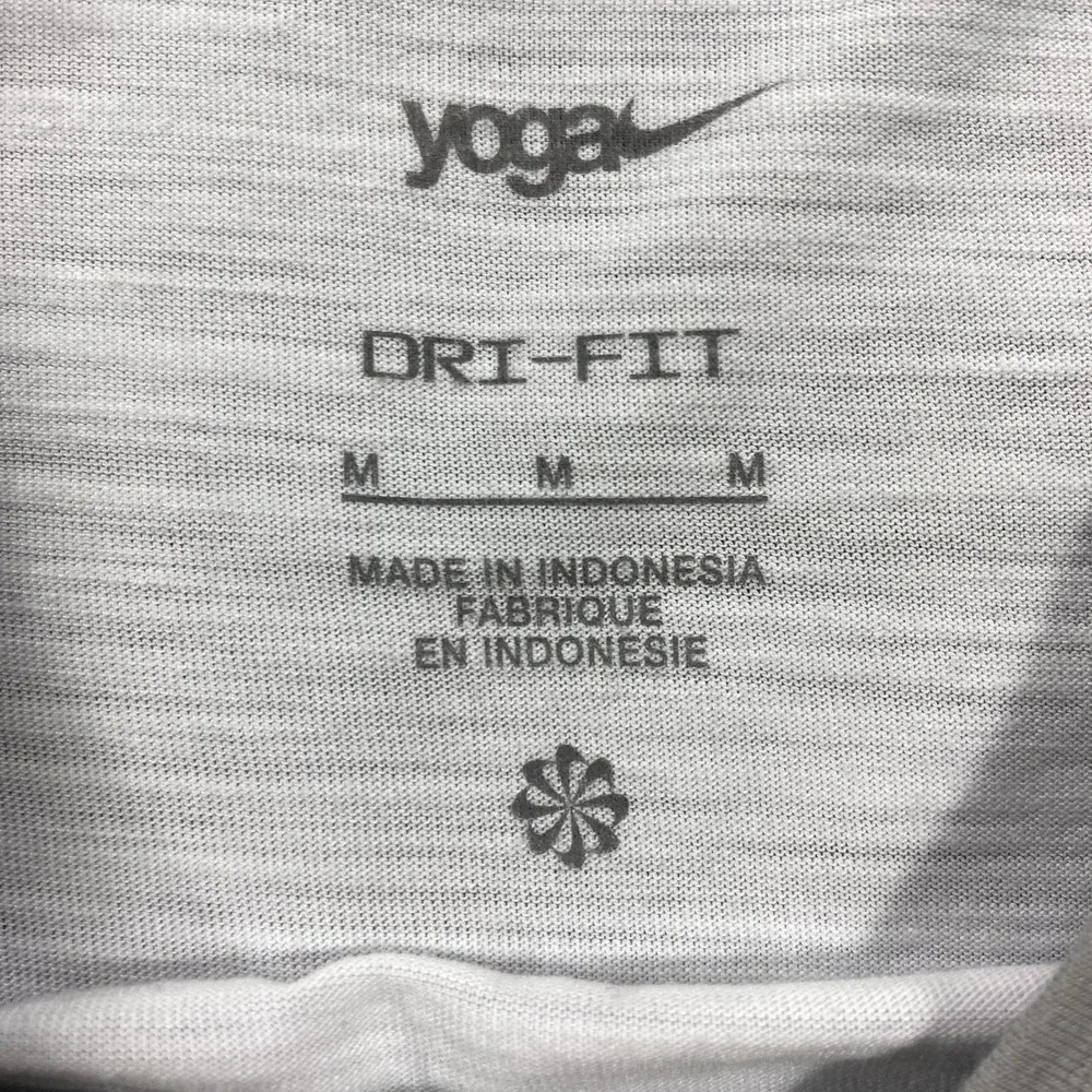 Nike Yoga Girls Tank Top Shirt Youth Medium White‎ Dri-Fit Lightweight Girls